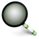 Magnifier Green Icon 128x128 png